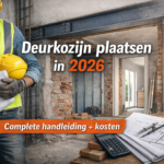 Deurkozijn plaatsen in draagmuur